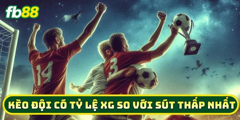 Kèo Đội Có Tỷ Lệ XG So Với Sút Thấp Nhất là gì? 
